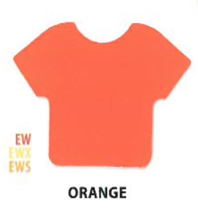 Siser HTV Vinyl  Orange Easy Weed 12"x15" Sheet